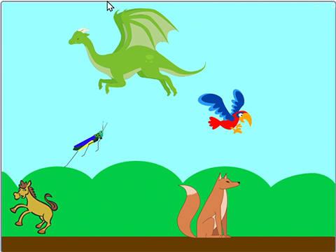 ドラゴンとどうぶつのダンス